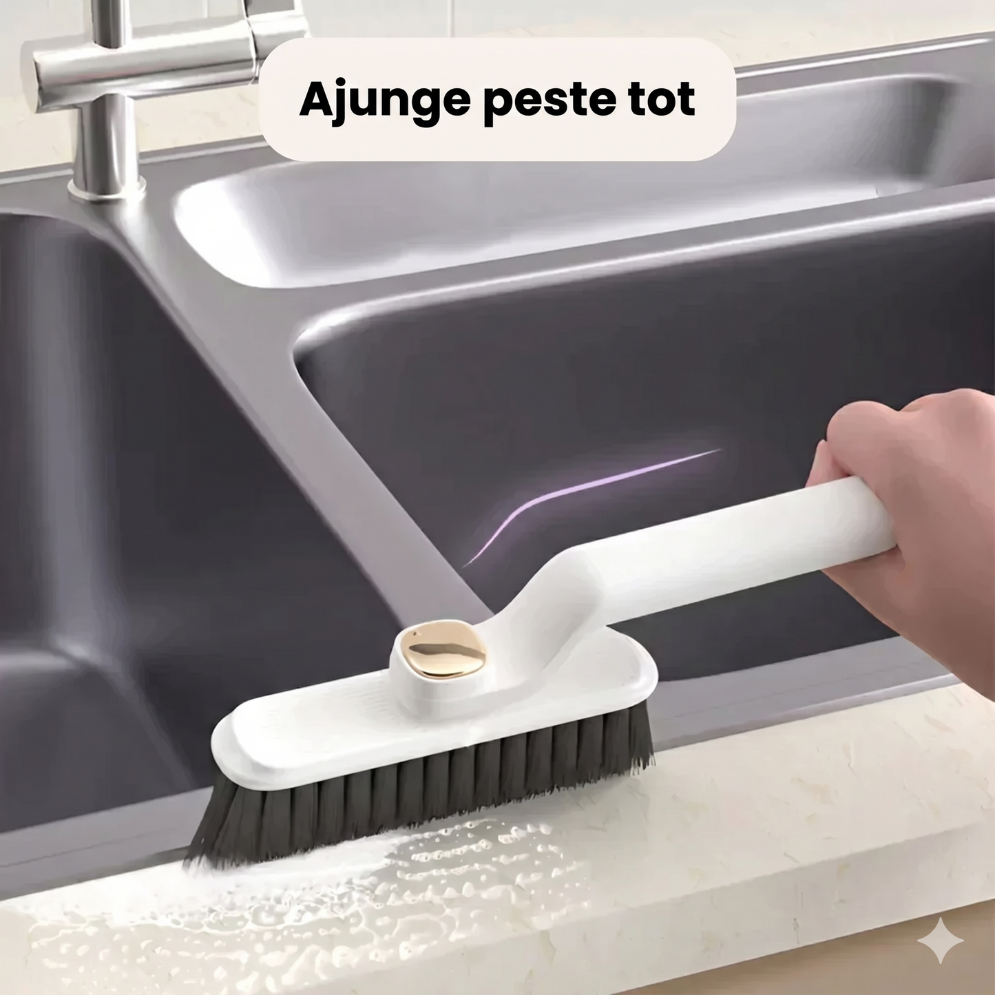 TwistClean | Perie cu cap rotativ